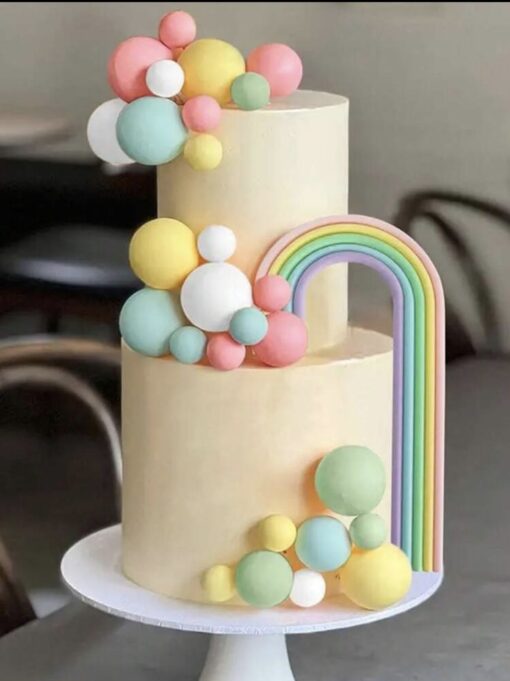 Regenboog Pastel Boetseer Decoratie