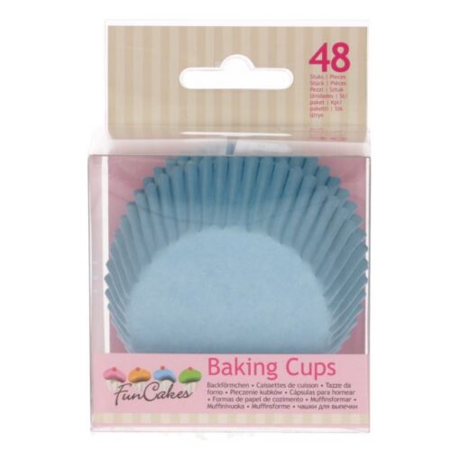 FunCakes Baking Cups -Light Blue- pk/48