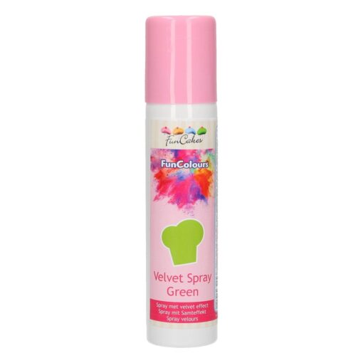 FunCakes FunColours Velvet Spray -Green- 100ml