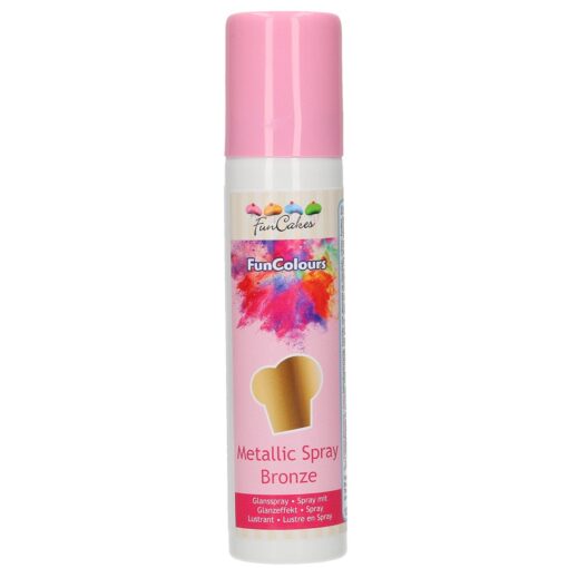 FunCakes FunColours Metallic Spray -Bronze- 100ml