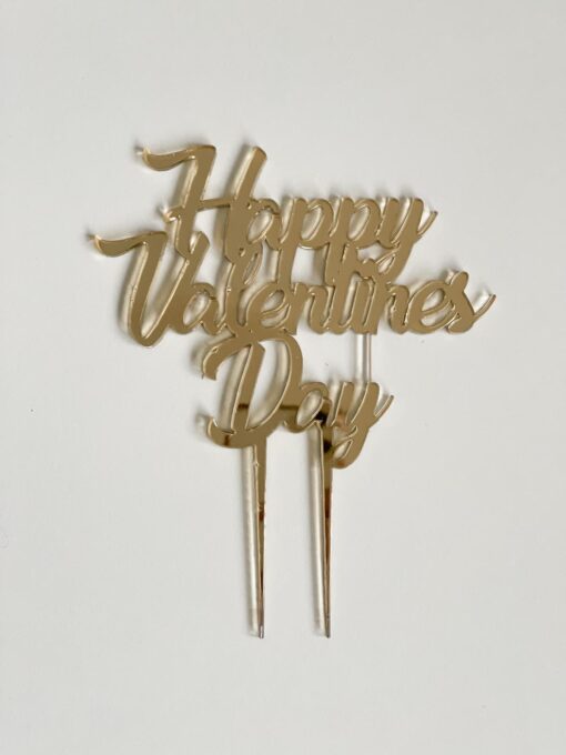 Happy Valentines Day Caketopper