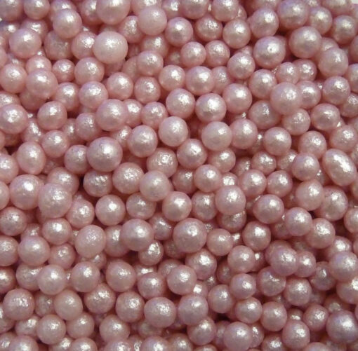 Glimmer Pink Pearls 4 mm 75G