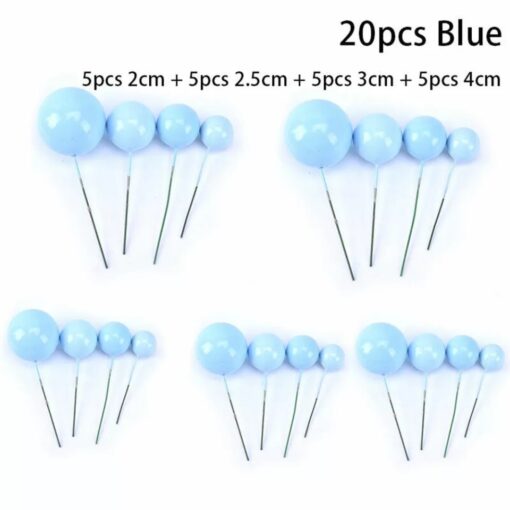 Decoratie Ballen Blue (20pcs)