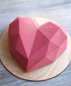 Geometrisch hart XL Mould - Afbeelding 3