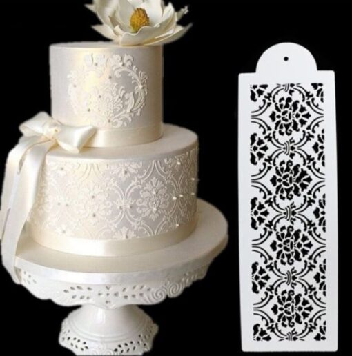 Cake Stencil Barok