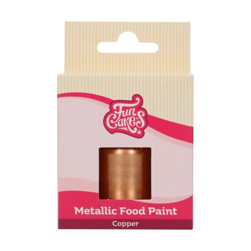 Funcakes Metallic Food Paint Copper 30 ml