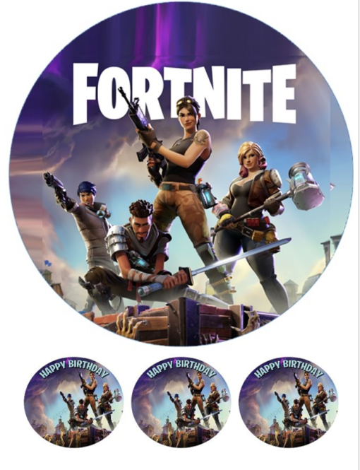 Eetbare print Fortnite 20cm