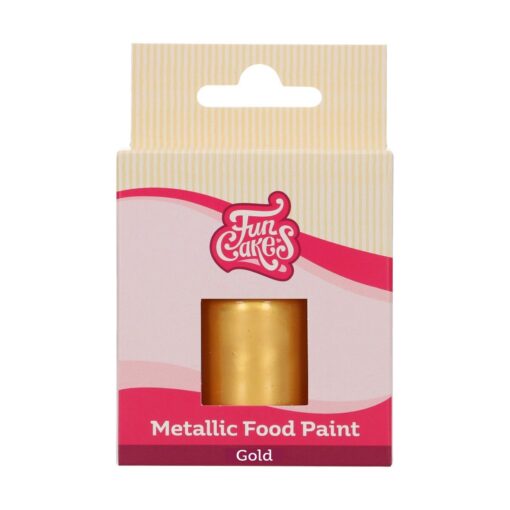 Funcakes Metallic Food Paint Gold 30 ml