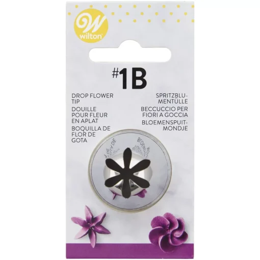 WILTON DECORATING TIP DROP FLOWER #1B