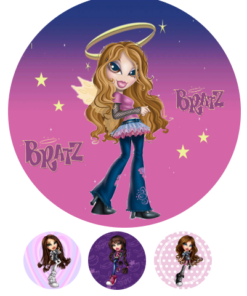 Eetbare print Bratz 20cm