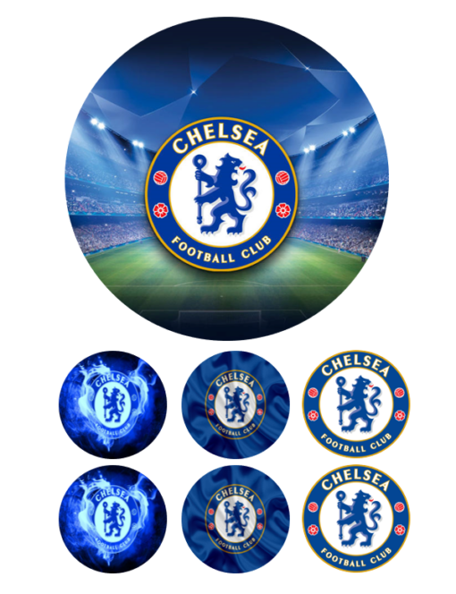 Eetbare print Chelsea 15cm