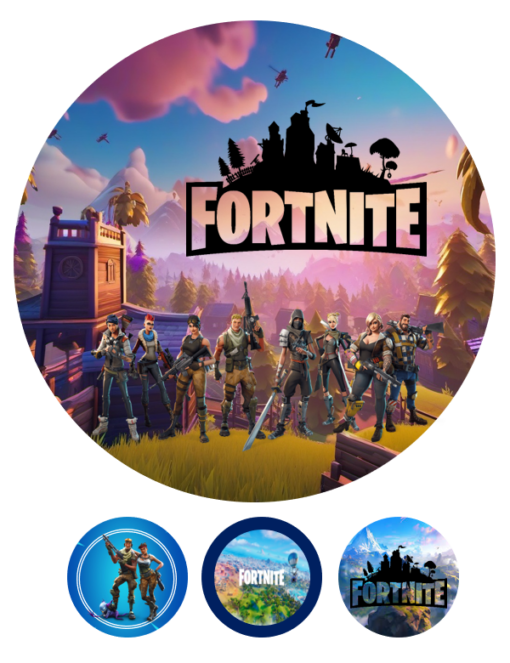 Eetbare print Fortnite 20cm