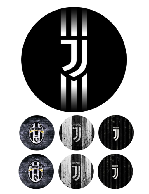 Eetbare print Juventus 15cm