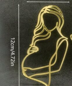 Alternative view of Babyshower Caketopper Acryl Goud (set 3)