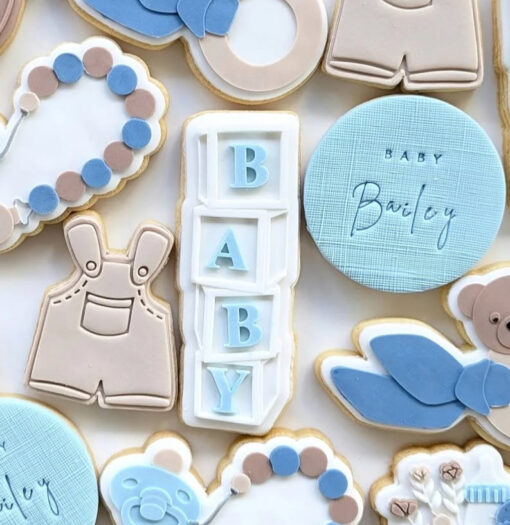 De Baby Cutter & Cookie Stamp