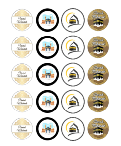 Eetbare print Umrah Thema Cupcakes Mini