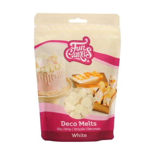 FunCakes Deco Melts -Wit- 250g