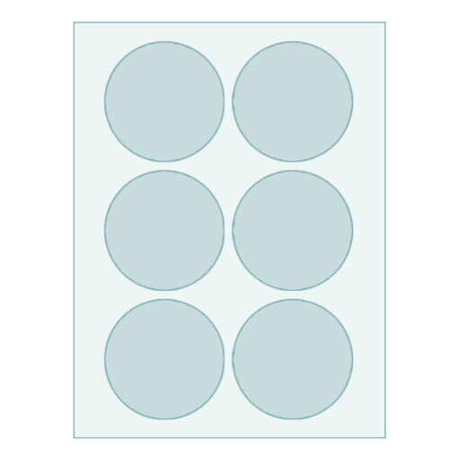 Eetbare prints A4 vel met 6 stuks (ca. 9 cm doorsnede)