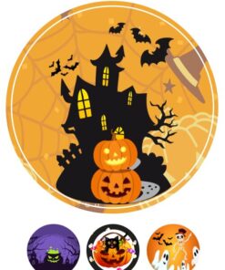 Eetbare print Halloween 20cm