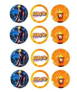 Eetbare print Naruto Cupcakes