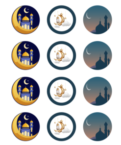 Eetbare print Ramadan Cupcakes