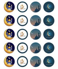 Eetbare print Ramadan Cupcakes Mini
