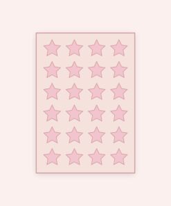 Eetbare print Ster 24 stuks (ca. 4 cm)