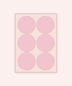 Eetbare prints rond