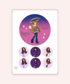 Eetbare print Bratz 15cm