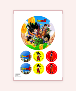 Eetbare print Dragonball Z 15 cm