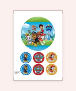 Eetbare print Paw Patrol 15cm