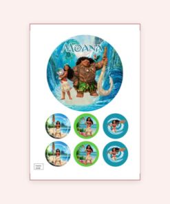 Eetbare print Moana 15cm