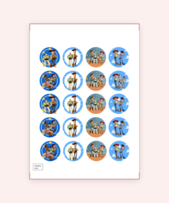 Eetbare print Toy Story Cupcakes Mini