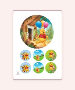 Eetbare print Winnie the Pooh 15cm