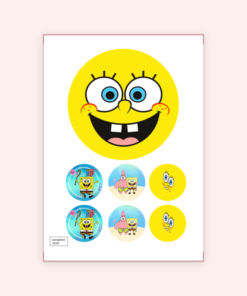 Eetbare print Spongebob 15cm