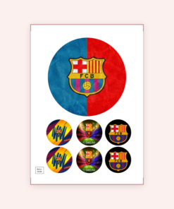 Eetbare print FC Barcelona 15cm