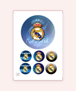 Eetbare print Real Madrid 15cm