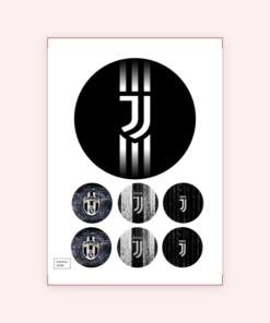 Eetbare print Juventus 15cm