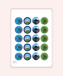 Eetbare print Fortnite Cupcakes Mini