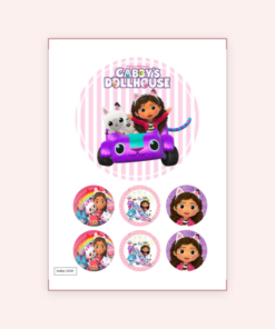 Eetbare print Gabby Dollhouse 15cm