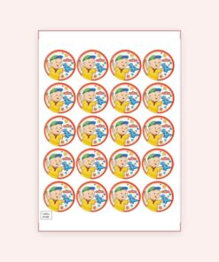 Eetbare print Caillou Cupcake mini