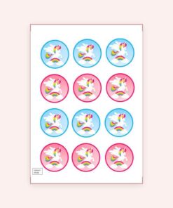 Eetbare print Unicorn Cupcake