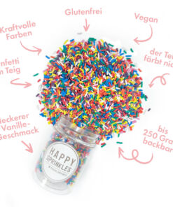 Funfetti Bakeable Strands – Vegan | Happy Sprinkles (80 g) - Afbeelding 5