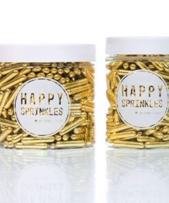 Gold Rods – without E171 | Happy Sprinkles (90 g) - Afbeelding 2