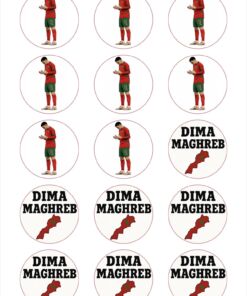 Eetbare print DimaMaghreb 15 stuks (ca. 5 cm)